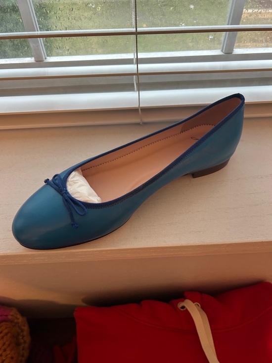 J. Crew Shoes - J. Crew Women's Teal Ballet Flat with Bow Trim, NWT